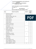 QR&SE - Course Plan