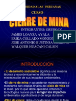 Plan de Cierre Mina