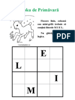 Sudoku de Primăvară