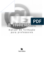 Internet - Manual de Formaè±«o para Professores (Texto Editora)