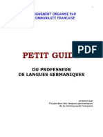 Petit Guide Prof Lang Germ