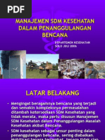 Download Manajmn SDM Kesehatan Dlm Penanggulangan Bencana by abd hadi kadarusno SN15821221 doc pdf