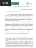 Fiscalizacão da Inconstitucionalidade por Omissão - Jorge Miranda
