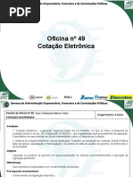 Oficina de Cotação Eletrônica - ESAF
