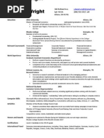 J Daniel Wright Resume