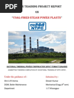 NTPC (National Thermal Power Corporation) Sipat Mechanical Vocational Training Report 1-Haxxo24 I~I