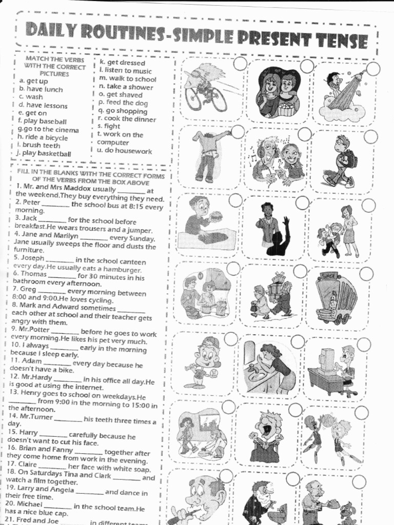 Daily Activities and Routines | PDF | Home & Garden