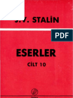 Stalin Eserler Cilt -10