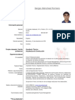 CV - Europeo Sergio PDF