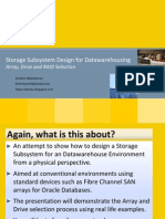 Storage Design for Datawarehousing