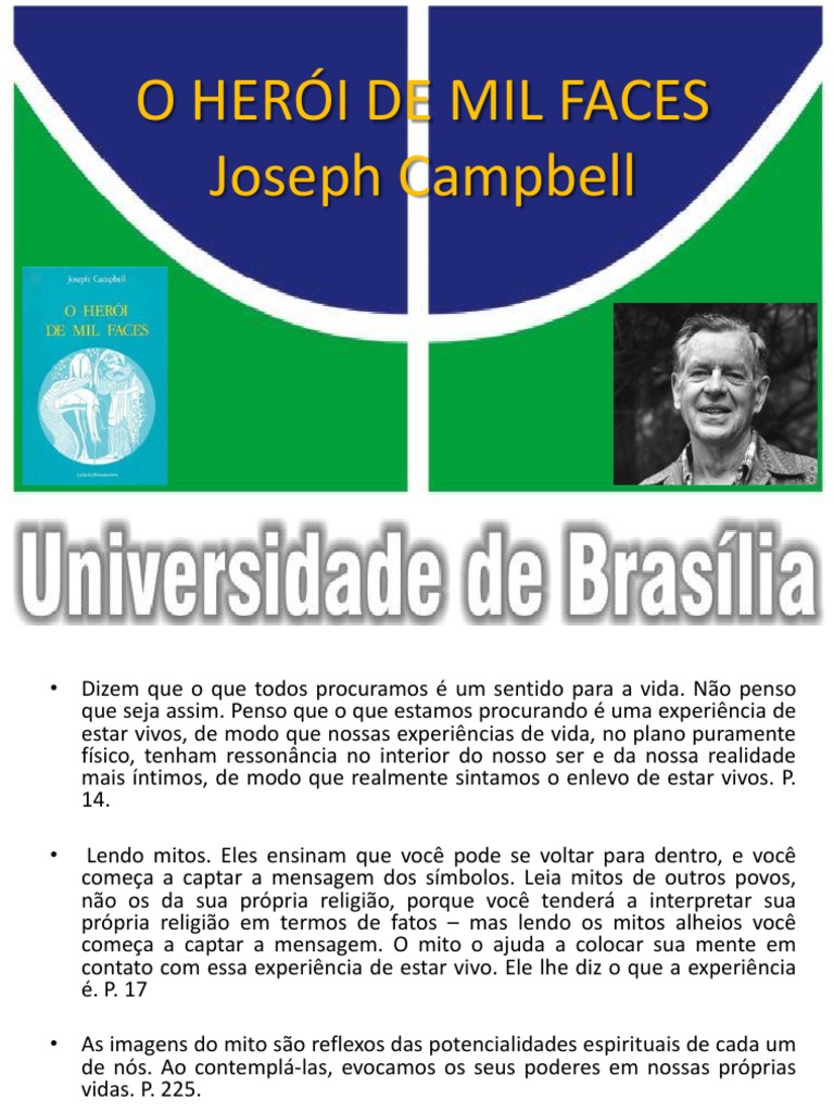 O Heroi de Mil Faces PDF Sonho Mitologia