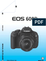 Canon Eos 600d Manual de Utilizare