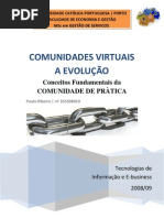 Comunidades Virtuais - A Evolução