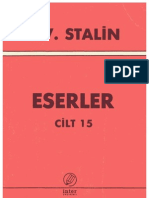 Stalin Cilt 15 BolsevikPartisiTarihi