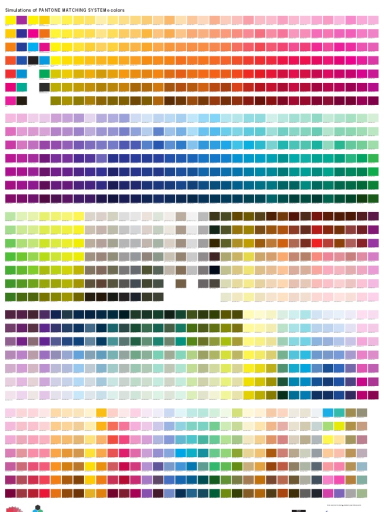 Pantone Coated | Yellow | Magenta