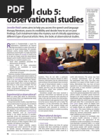 Download Journal club 5 observational studies by Speech  Language Therapy in Practice SN158287210 doc pdf