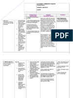 SCR 270 L & D Care Plan