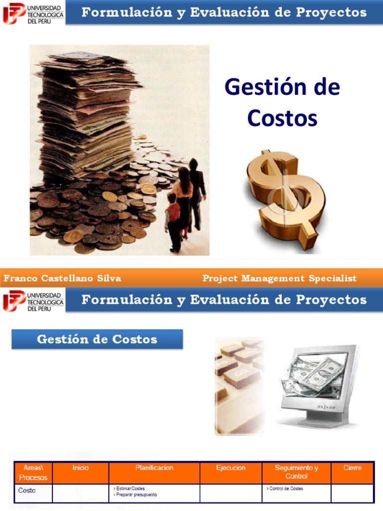 Gestión de Costos en Proyectos | PDF | Presupuesto | Economias