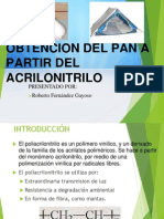 Obtencion Del PAN (Exposición de Procesos Petróquimico)