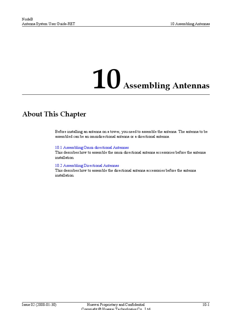 Assembling Antennas: About This Chapter | PDF | Electrical Connector ...