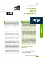 IASC Gender Handbook - Gender and Shelter in Emergencies
