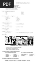Exercicios Estrutura Das Palavras 1