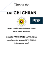 Afiche Clases Tai Chi