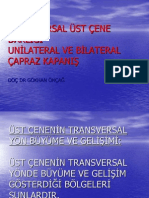 Transversal Üst Çene Darliği