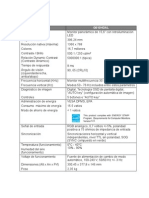 G610HDAL Spec Es PDF