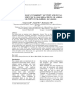 Investigation of Antioxidant Activity and Total Phenolic Content of Various Fractions of Aerial Parts of Pimpinella Barbata (DC.) Boiss