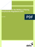 Racing Greyhounds Consultation