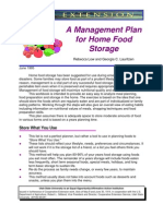 Survival - A Management Plan For Home Food Storage FN 500 - Rebecca Low PDF