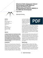 Detection of Sulfur Compounds in Natural Gas