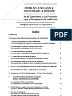 Desde la teoria de la evolucion a una nueva teoria de la creación