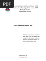 Relatório de análise de alimentos espectrofotometria