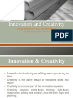 Inovation and Creativity