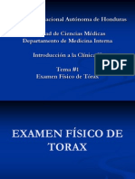 Examen Físico de Tórax