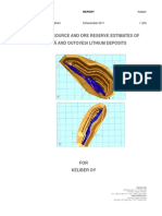 Keliber Mineral Resource Reserve Statements Final