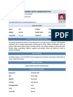 Cancer Tongue Cured With Homoeopathy