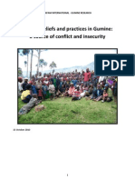 Oxfam Report on Sorcery in PNG - 2010