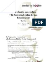 Presentacin La Legislacin Venezolana y La RSE - Araque-Reyna Venezuela