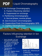 Types of Liquid Chromatography