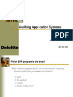 Auditing Application Systems