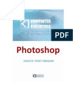 Photoshop Tutorijal - Tekst Zavejan Snegom