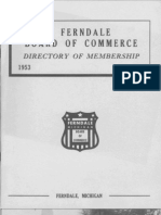 1953-54 Ferndale Board of Commerce Membership Directory