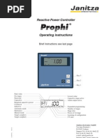 Janitza Manual Prophi e