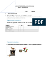 Prueba Informal Prebasico