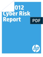 HP 2012 Cyber Risk Report