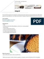 Bolo de Cenoura Integral