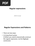 Regular Expressions